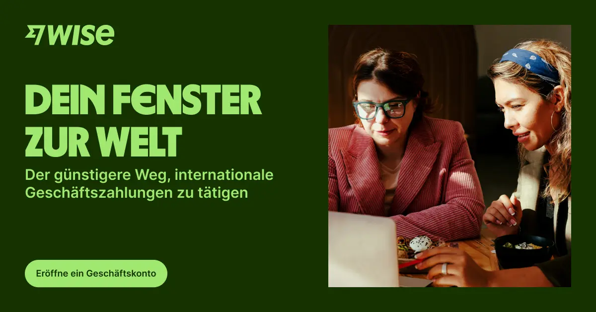 Wise Business-Konto für Unternehmen in der Schweiz eröffnen