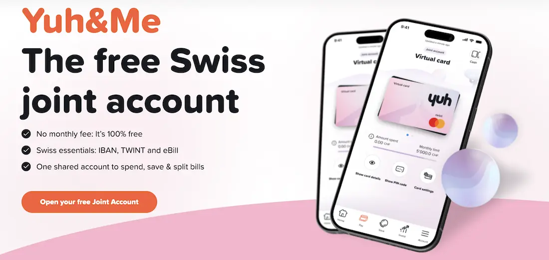 The free Yuh&Me joint account from Yuh