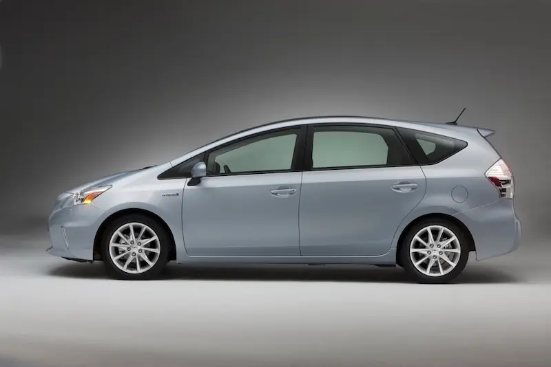 The car of personal finance blogger 'Cheesy Finance': a 2013 Toyota Prius Plus