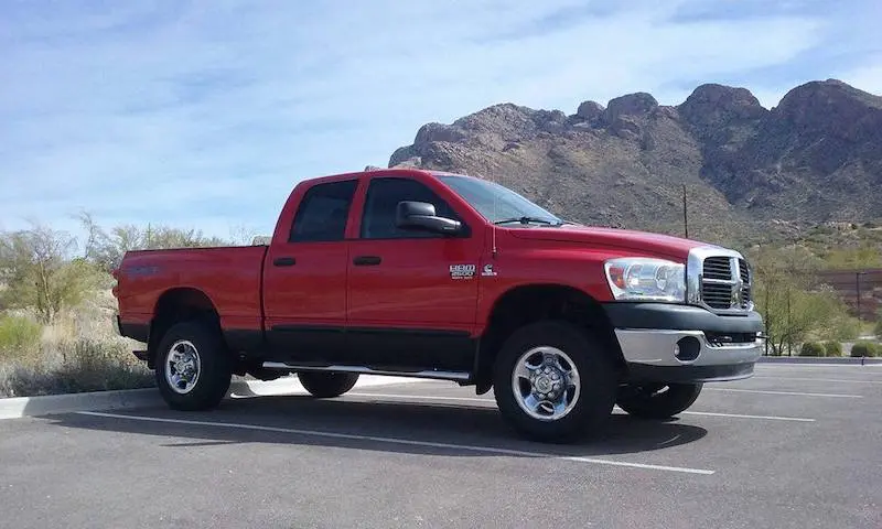 The car of personal finance blogger 'Think Save Retire': a 2008 Dodge RAM 2500 HD 4x4