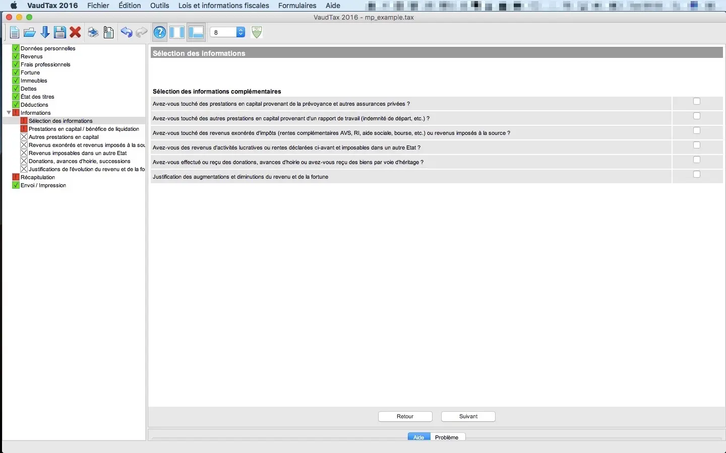 I will show you how to provide second and third pillar withdrawal infos in the real estate taxes' dedicated article