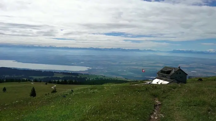 View from the top of the Chasseron (Canton of Vaud) — Credits : Cédric Pontarlier