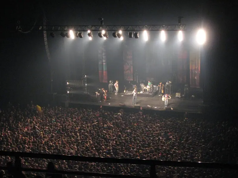 Cowboys Fringants concert at the Arena of Geneva — can't wait to take my kids with us there!