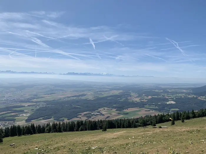 A family hike this summer in the Jura mountains. With a view on the Mont Blanc, please!