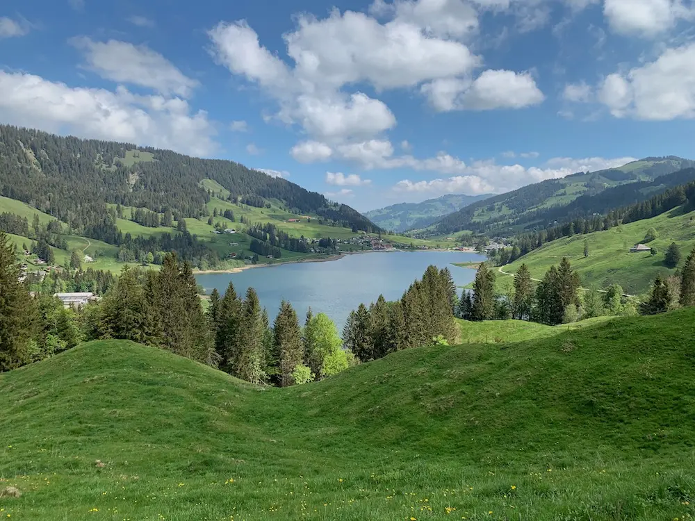 A short hike to Schwarzsee while our investments work for us!