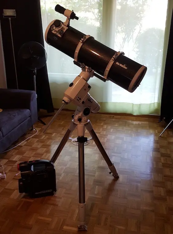 Example of a compulsive purchase: the telescope... more than CHF 5'000 worth of equipment that is still sleeping in the basement and has not been used more than 4 times