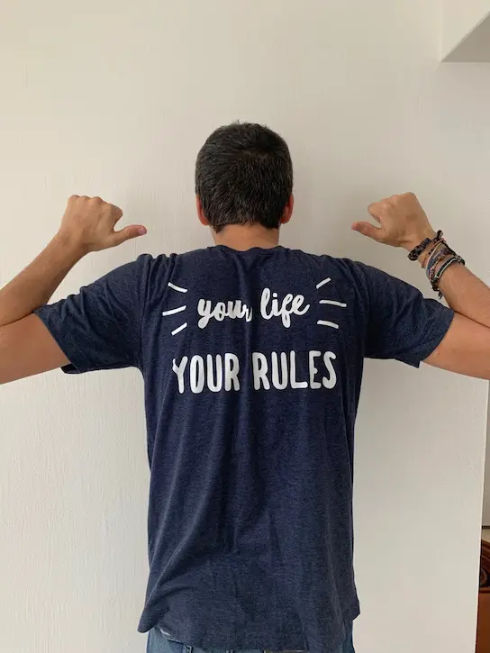 'Your life, your rules' MP's t-shirt