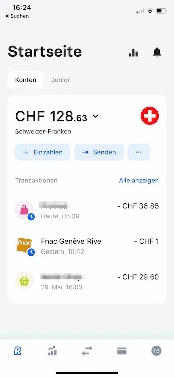 Top-up in CHF of my Revolut card from my Cumulus Mastercard (N.B. these top-ups don't generate any more cashback on the Cumulus side, so use your Cumulus Mastercard credit card for your CHF expenses, and not your Revolut)