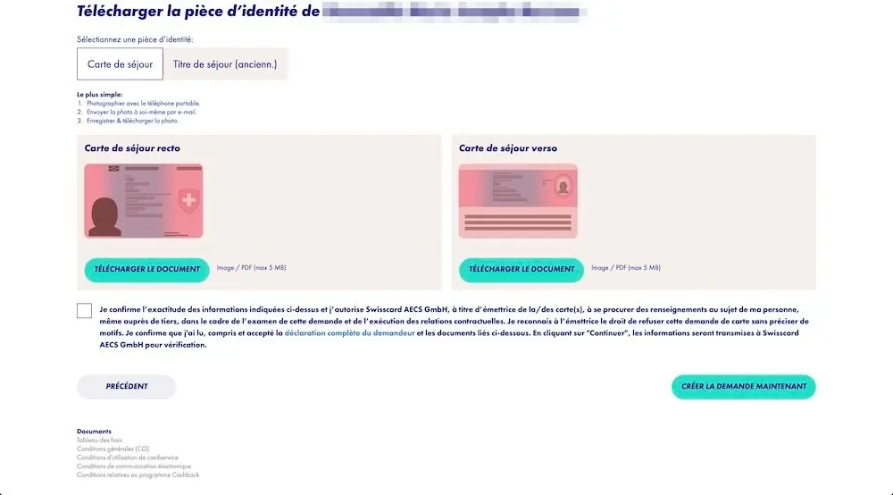 Upload your identity documents 2/2