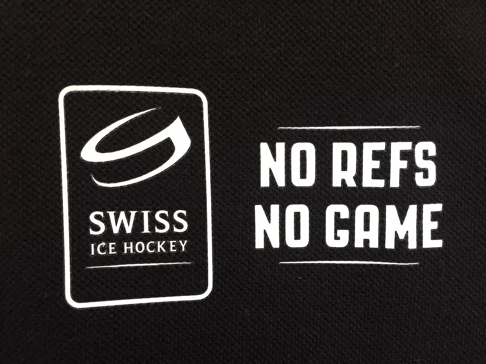 Swiss Ice Hockey referees' tagline