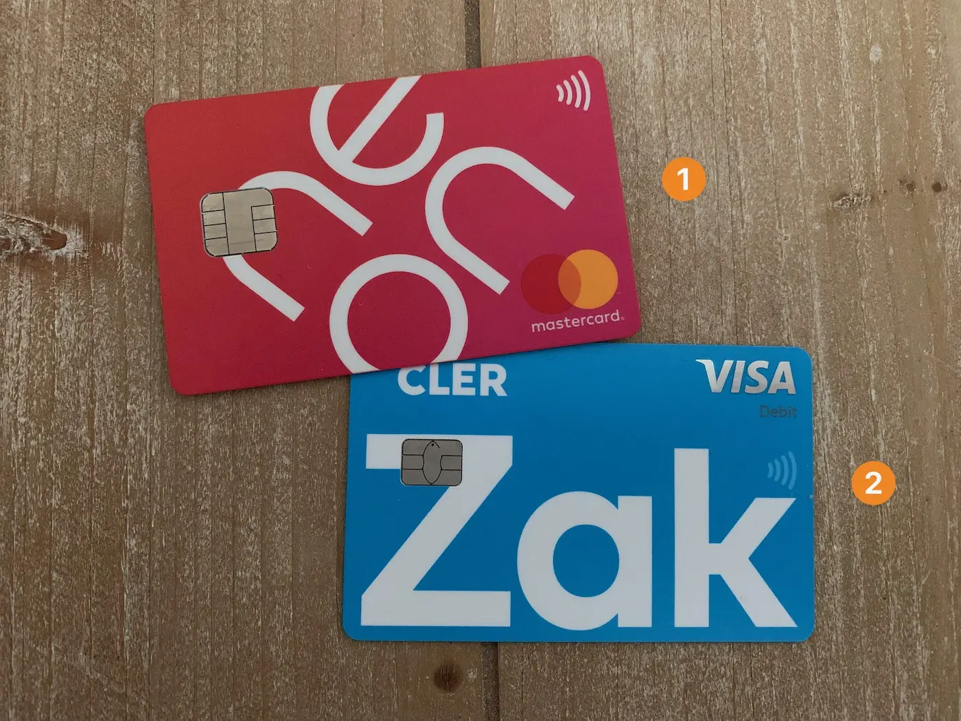 Beste Schweizer Online-Banken laut MP für 2022: neon (Hauptbank) und Zak (Nebenbank)