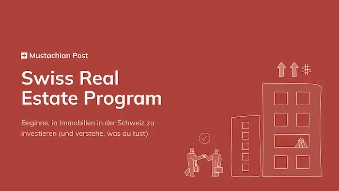 'Swiss Real Estate Program' verfügbar in 3 Sprachen (Deutsch, Französisch und Englisch)