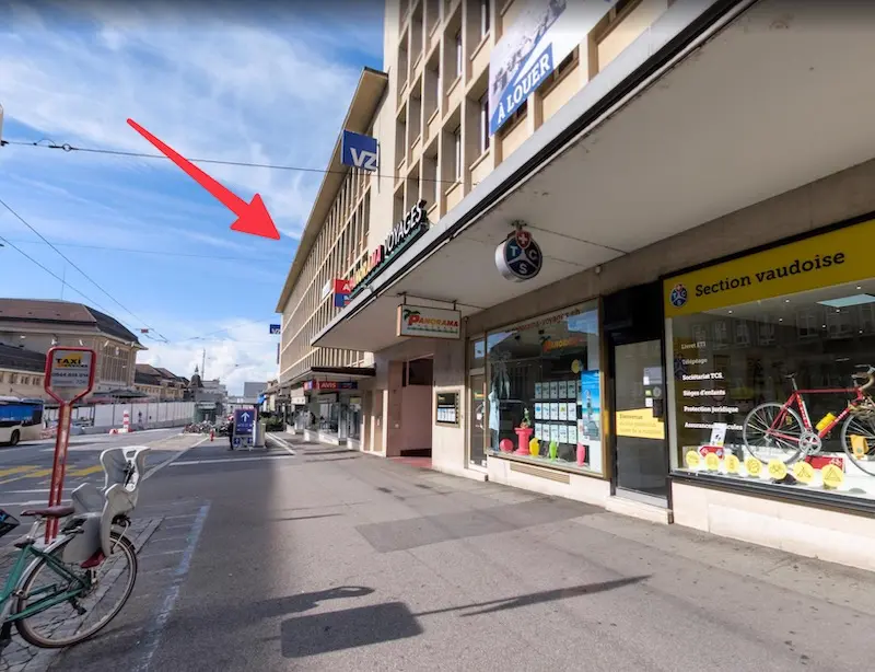 Es ist schon bald 8 Jahre her, dass ich zum ersten die Büros des VZ in Lausanne für unsere FIRE-Planung betrat! (Bildnachweis: Google Maps)