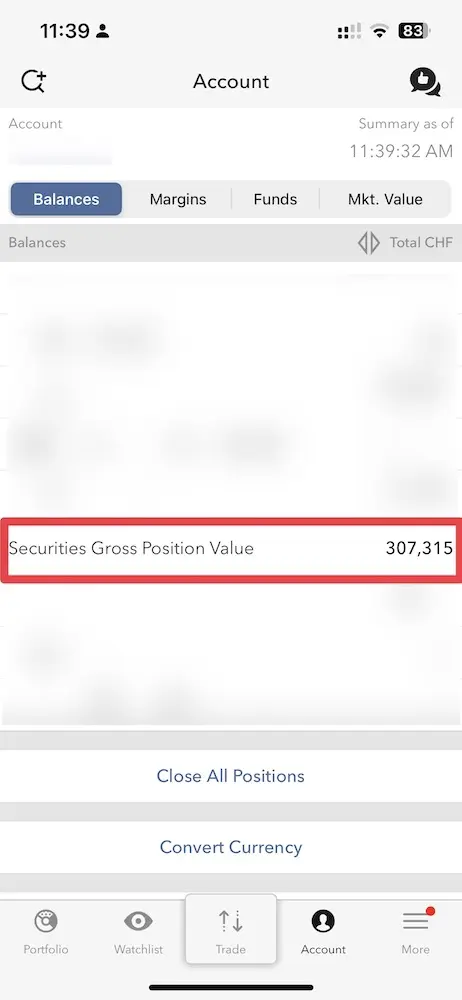 Part of our stock market investments on Interactive Brokers (private account) - the other part is on our corporate Interactive Brokers account