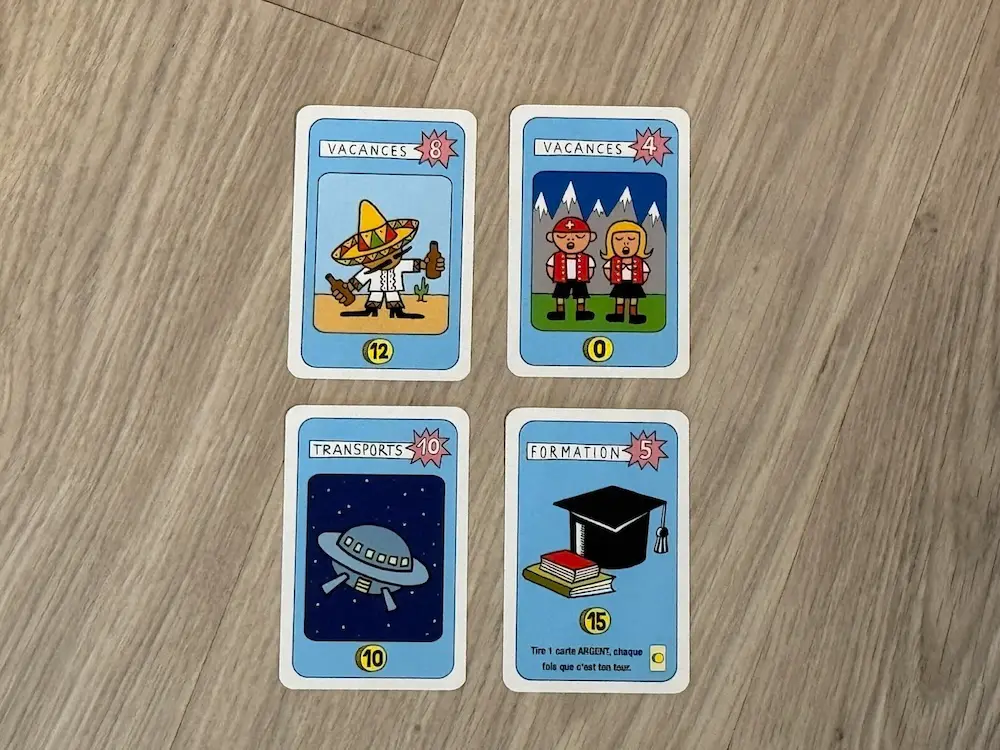 Frugality illustrated in the Ciao CASH game, including different types of vacations