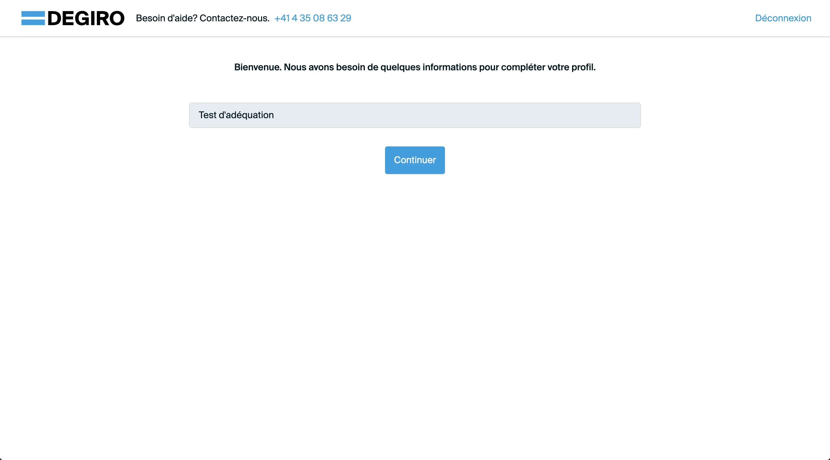 Prüfung der Angemessenheit deiner Kenntnisse über die Finanzinstrumente