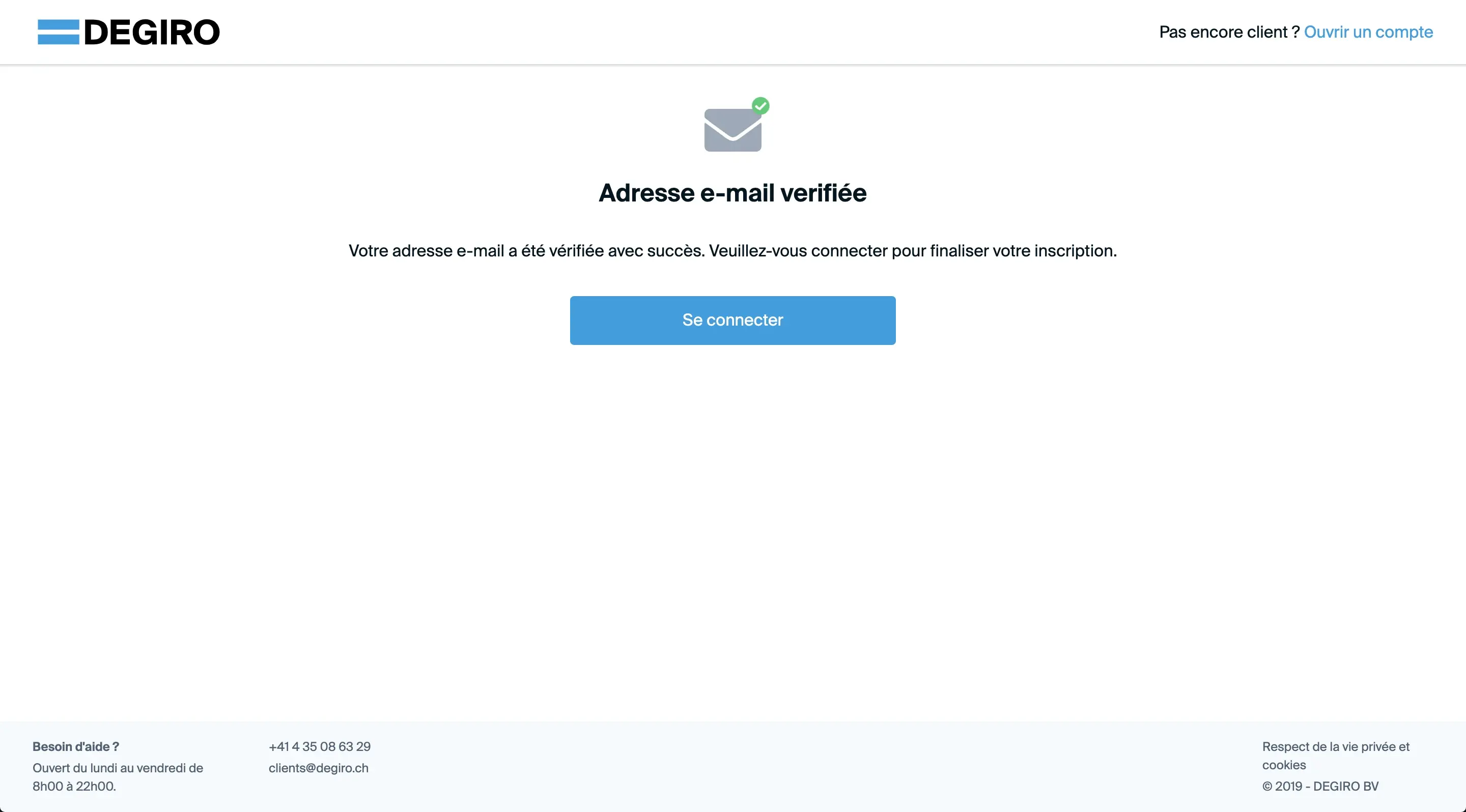 It's okay, your email address is verified