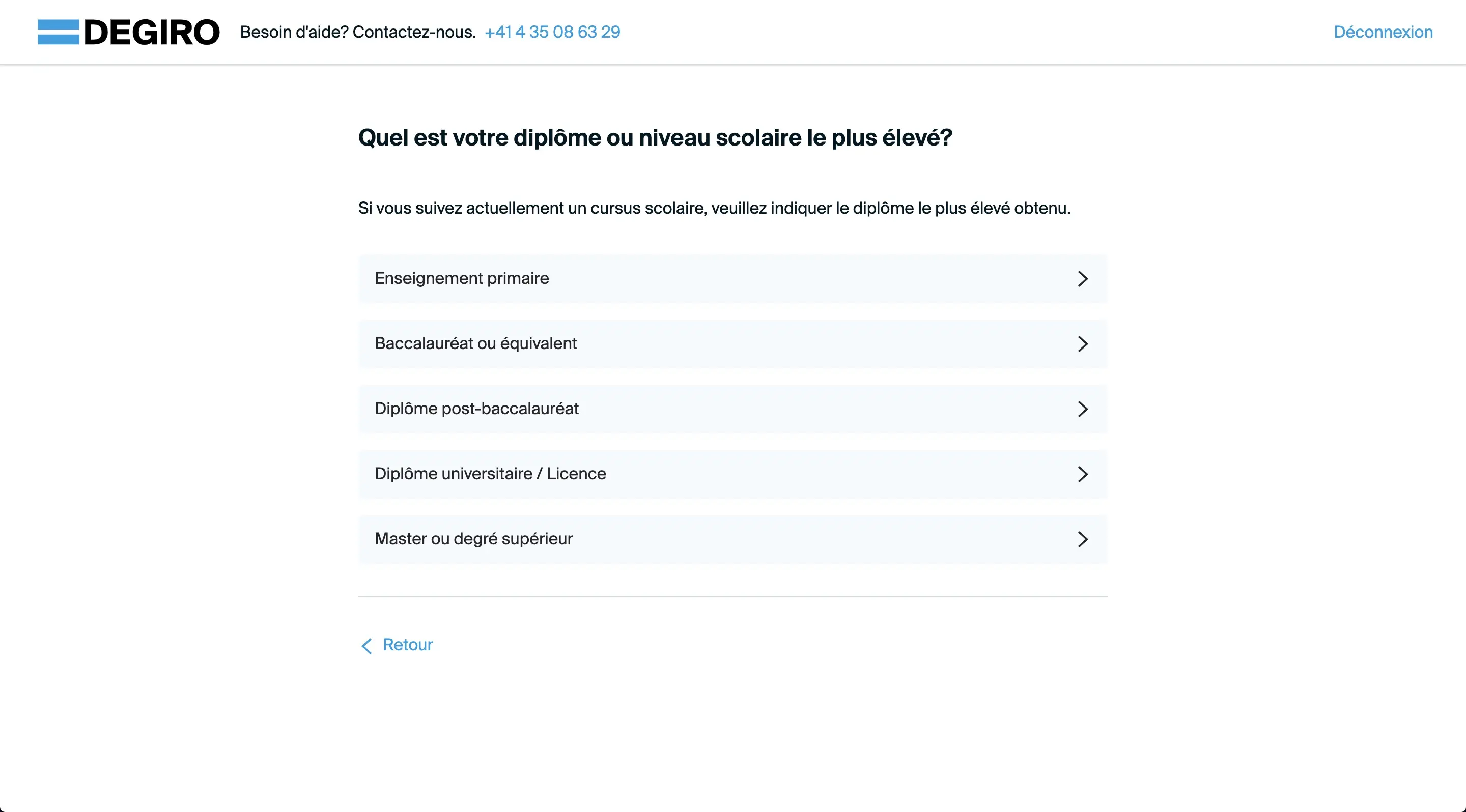 Indicate your highest degree or level of education (because it is well known that you learn personal finance at school...)
