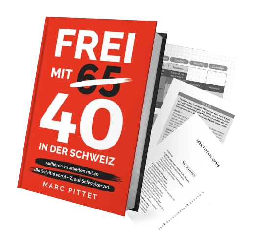 'Frei mit 40 in der Schweiz' Buch