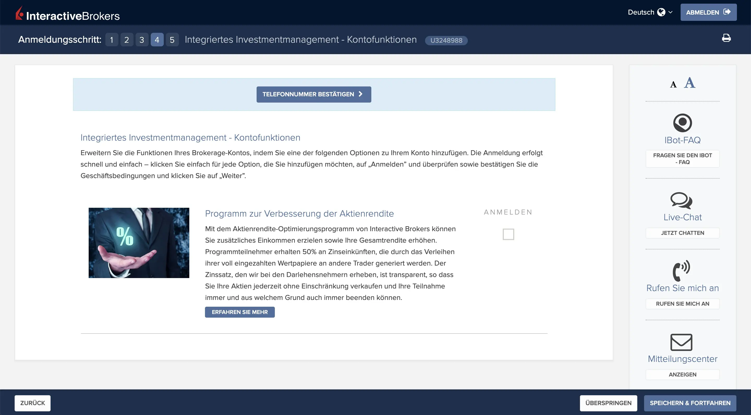 Programm zur Verbesserung der Aktienrendite