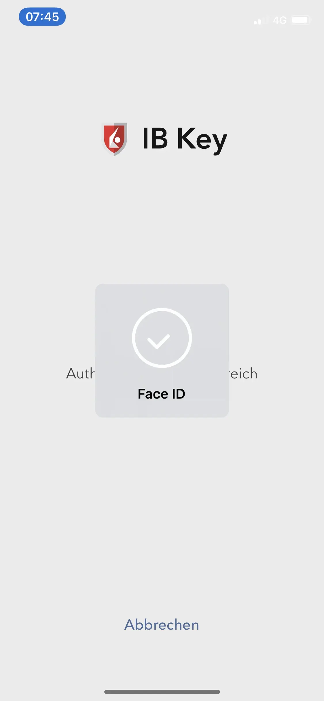 Identification via FaceID dans l'application mobile IBKR
