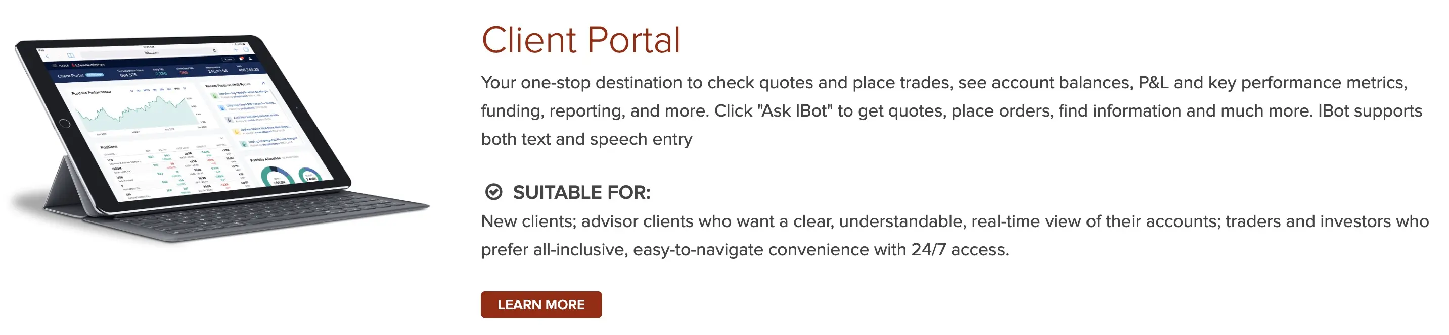 Interactive Brokers client portal