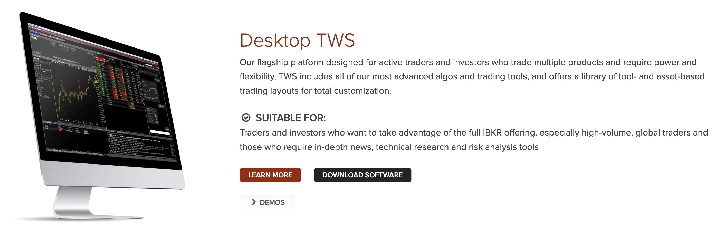 Desktop TWS (Trader Workstation)