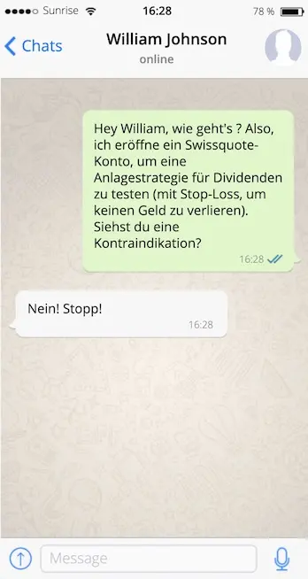 William antwortet ihr aus dem Stegreif!