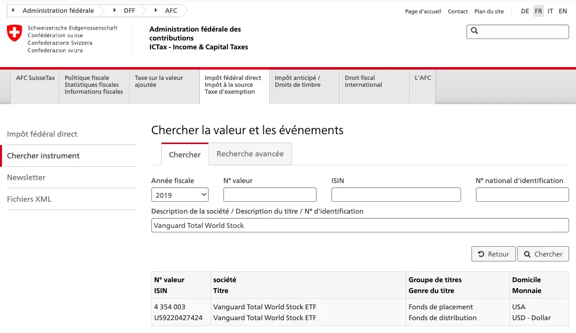 Mon ETF VT préféré (de par sa simplicité) est distributif ET listé sur ICTax, donc tout va bien :)