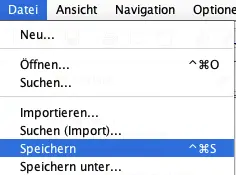 Speichern oder an einem anderen Ort speichern