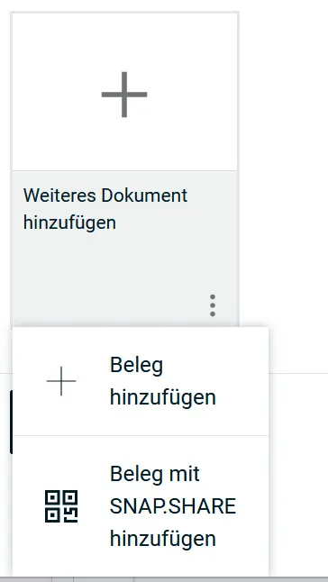 Upload documents via computer or the Snap.share app