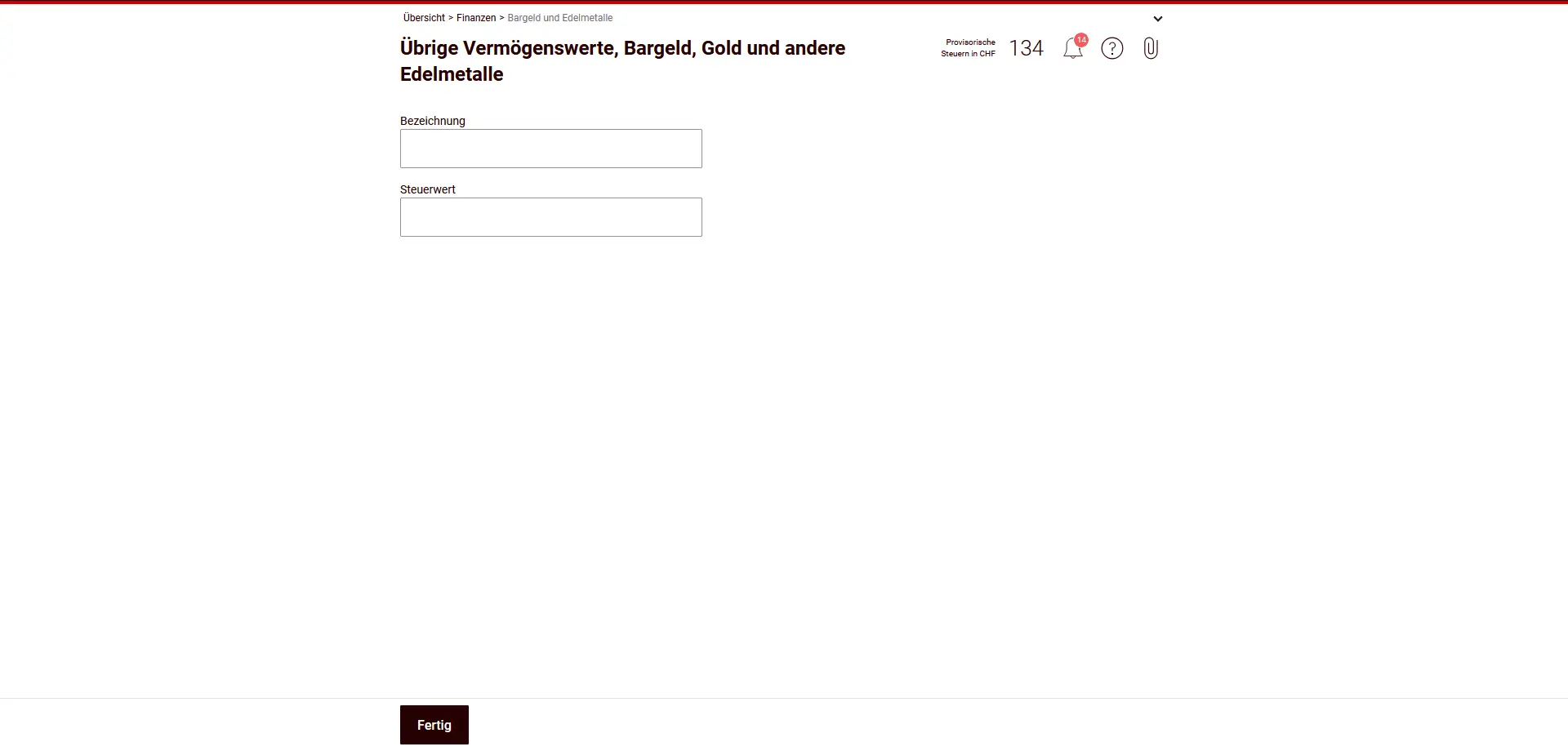 Saisie des autres valeurs patrimoniales comme l'argent liquide, l'or ou d'autres métaux précieux