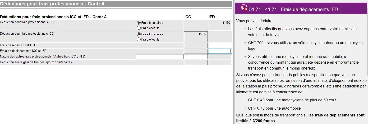 Werbungskostenabzug in GeTax mit Wahl zwischen Pauschale oder tatsächlichen Kosten und Hilfe bei IFD-Reisekosten